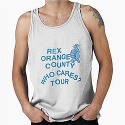 Rex Orange County Who Cares? Tour Merchandise Tank Top T-Shirt