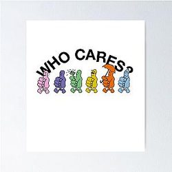 Who Cares Rex Orange County Poster