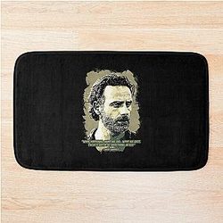 Rick Grimes Bath Mat Quotations