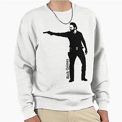 Rick Grimes Walking Dead Pullover Sweatshirt