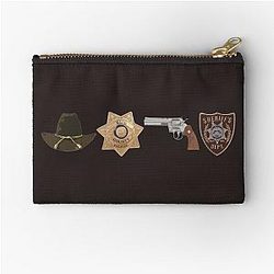 Rick Grimes Minimalist Zipper Pouch