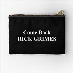 Come Back Rick Grimes Zipper Pouch