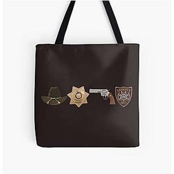 Rick Grimes Minimalist Tote Bag