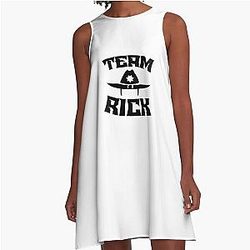 Team Rick Grimes Design A-Line Dress