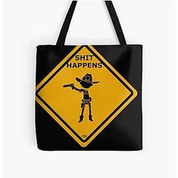 Rick Grimes - Things Happen All Over Print Tote Bag