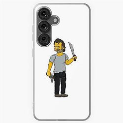 Rick Grimes Simpson Samsung Galaxy Soft Case