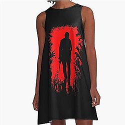 Rick Grimes and The Walking Dead Group A-Line Dress