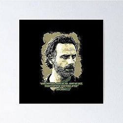 Rick Grimes Quotes Poster