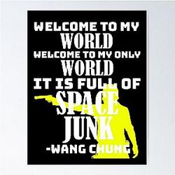 Rick Grimes Space Junk Poster