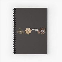 Rick Grimes Print Notebook