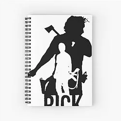 Rick Grimes and his team Spiral Notebook