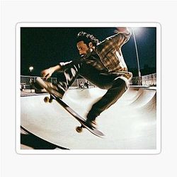 Skater Rick Twd Sticker