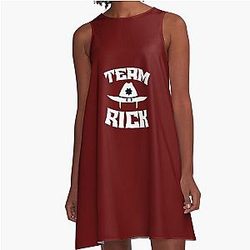 TWD Rick Grimes A-Line Dress