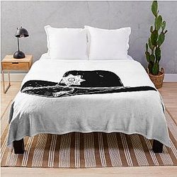 Rick Grimes Hat Throw Blanket