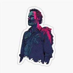 The Walking Dead Rick Grimes Sticker