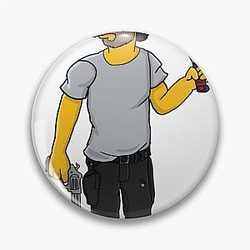 Rick Grimes as Simpson Pin