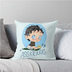 Lil Rick Grimes Throw Pillow