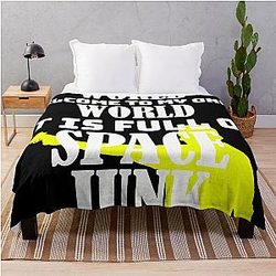 Rick Grimes Space Junk Throw Blanket