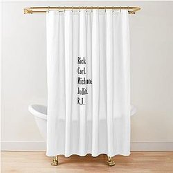Rick Grimes Walking Dead Shower Curtain
