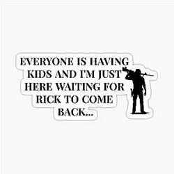 Rick Grimes Returns Sticker