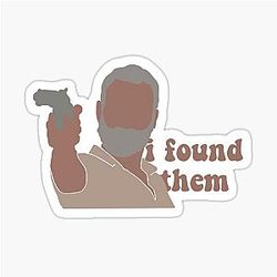 Rick Grimes I found them Sticker