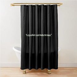 People do things when they're afraid - Rick Grimes Shower Curtain