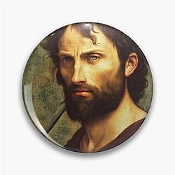Medieval Rick Grimes Pin
