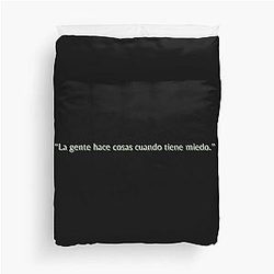 People are afraid Rick Grimes Duvet Cover
