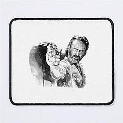 Rick Grimes - Black Mouse Pad