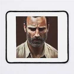 The Walking Dead Rizz Face Mouse Pad