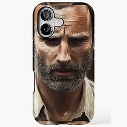 AI Rick Grimes iPhone Tough Case