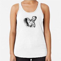 Rick Grimes - Black Racerback Tank Top