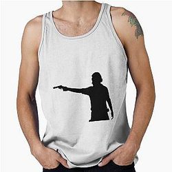 Rick Grimes Aiming Revolver Tank Top