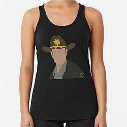 Rick Grimes Racerback Tank Top