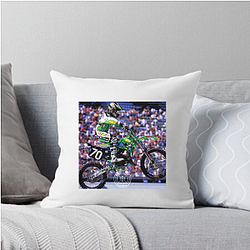 Ricky Carmichael designs Supercross tracks Ricky Carmichael Pillows Cover