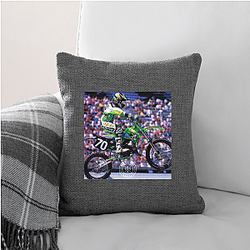 Ricky Carmichael designs Supercross tracks Ricky Carmichael Pillows Cover