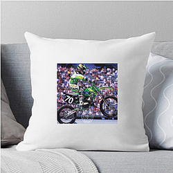 Ricky Carmichael designs Supercross tracks Ricky Carmichael Pillows Cover