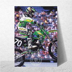 Ricky Carmichael designs Supercross tracks Ricky Carmichael Posters