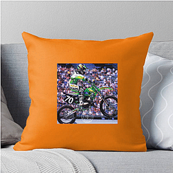 Ricky Carmichael designs Supercross tracks Ricky Carmichael Pillows Cover