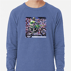 Ricky Carmichael designs Supercross tracks Ricky Carmichael Sweatshirts