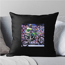 Ricky Carmichael designs Supercross tracks Ricky Carmichael Pillows Cover
