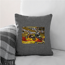 Ricky Carmichael is a Fox Racing partner Ricky Carmichael Pillows Cover