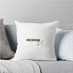 Riley Green Duckman Throw Pillow
