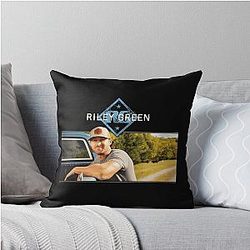 Riley Green Legend Singer Concert 2025 Throw Pillow
