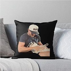 Riley Green Pup Classic Throw Pillow
