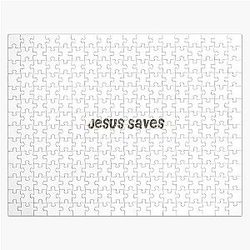 Jesus Saves Riley Green Jigsaw Puzzle