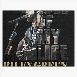 Riley Green Love of My Life Country Music Tee Vintage Western Graphic Jigsaw Puzzle