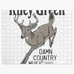 Riley Green 2025 Country Music Tour Shirt Jigsaw Puzzle