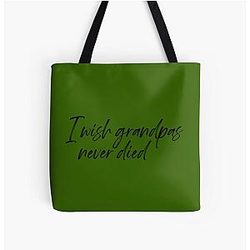 I wish Grandpas never died Riley Green All Over Print Tote Bag