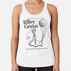 Riley Green Merch Racerback Tank Top